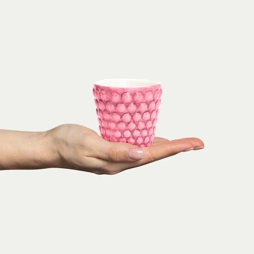 Bubbles Espressokopp 7 cm Rosa