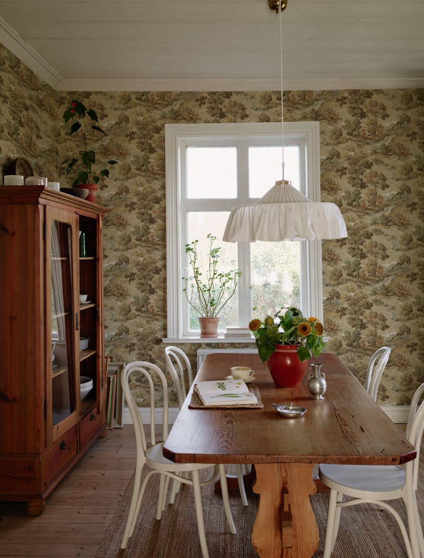 Boulognern Beige Gammalsvenska Papper