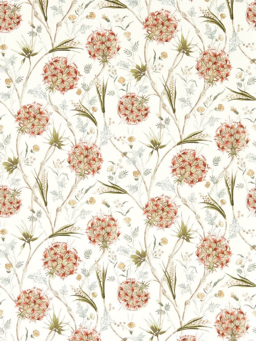 Zoffany - Wallichi Russet/Olive Indienne Wallcoverings