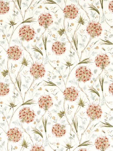 Zoffany - Wallichi Russet/Olive Indienne Wallcoverings