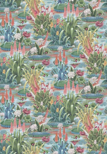 Osborne & Little - Elysium Mural Aqua