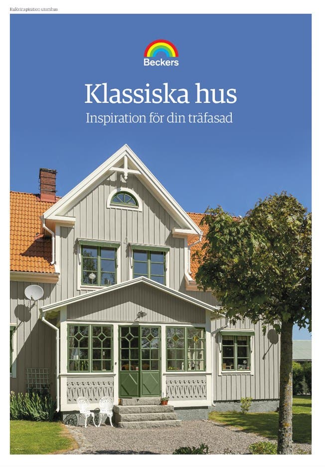 Färgkarta Klassiska hus - Inspiration för din träfasad