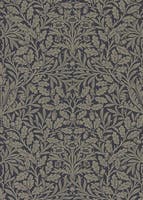 Pure Acorn Charcoal/Gilve Morris Pure Wallpapers
