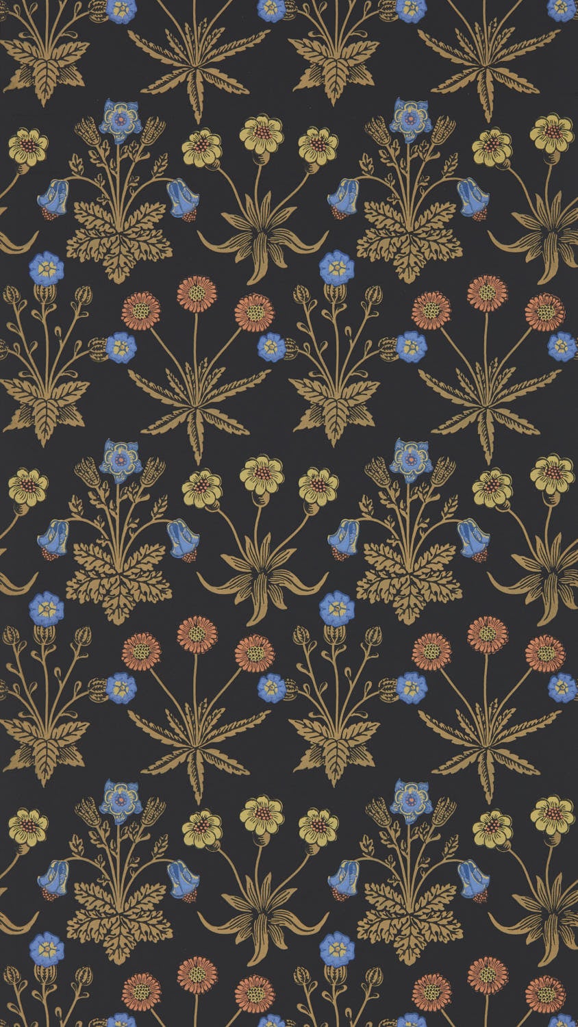 Morris & Co - Daisy Moonlit Bedford Park Wallpapers