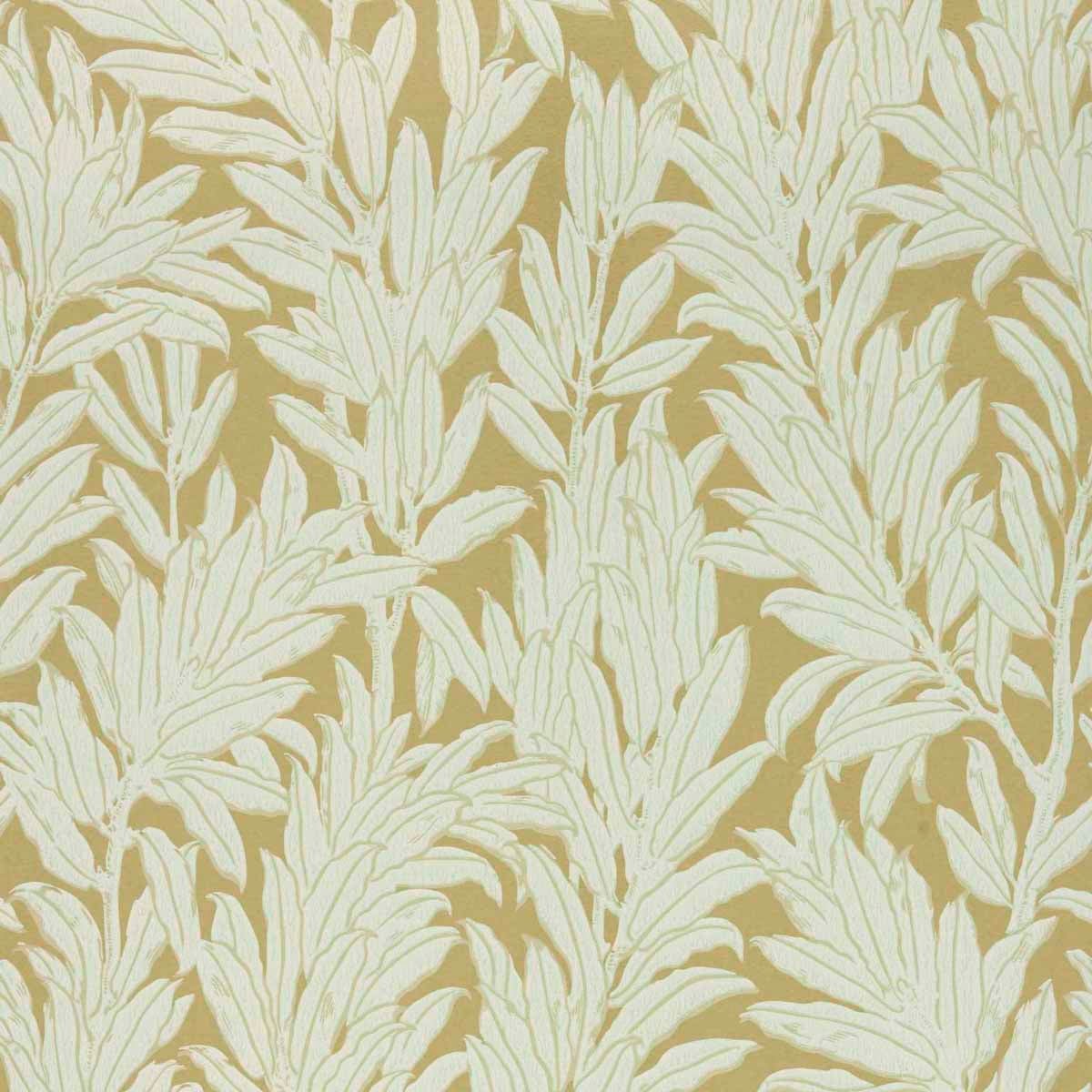 Carma - Laurel Leaf ochre V&A Decorative Papers 2