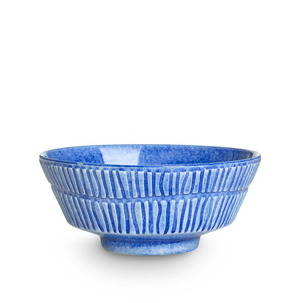 Stripes Skål 15 cm Ljusblå