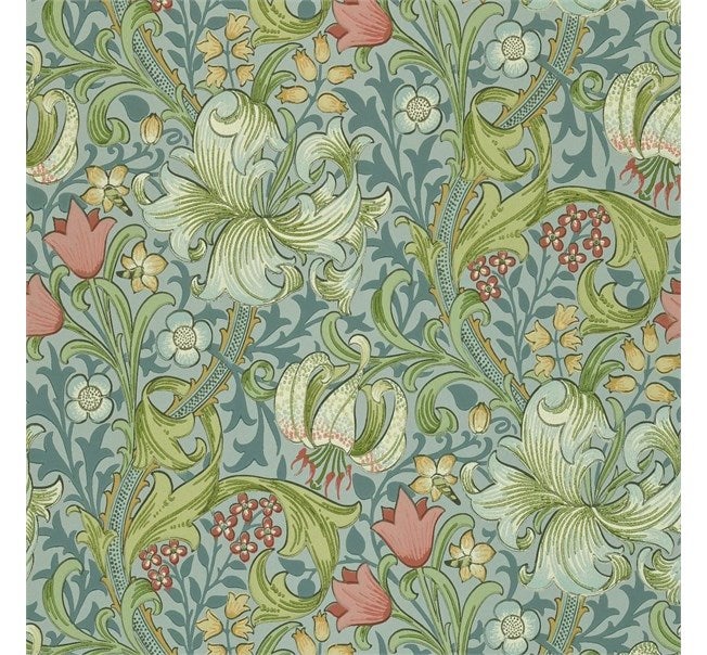 Morris & Co - Golden Lily Mineral Morris and Friends Wallpa