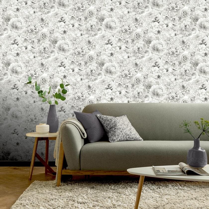 Glitter Bloom Silver