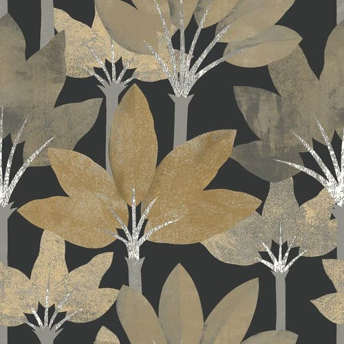 Casadeco - Babel Mordore Noir Babylone Cad