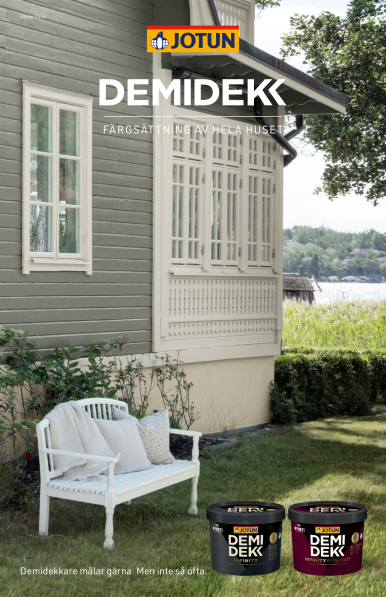 Demidekk Färgsättning av hela huset (2023)