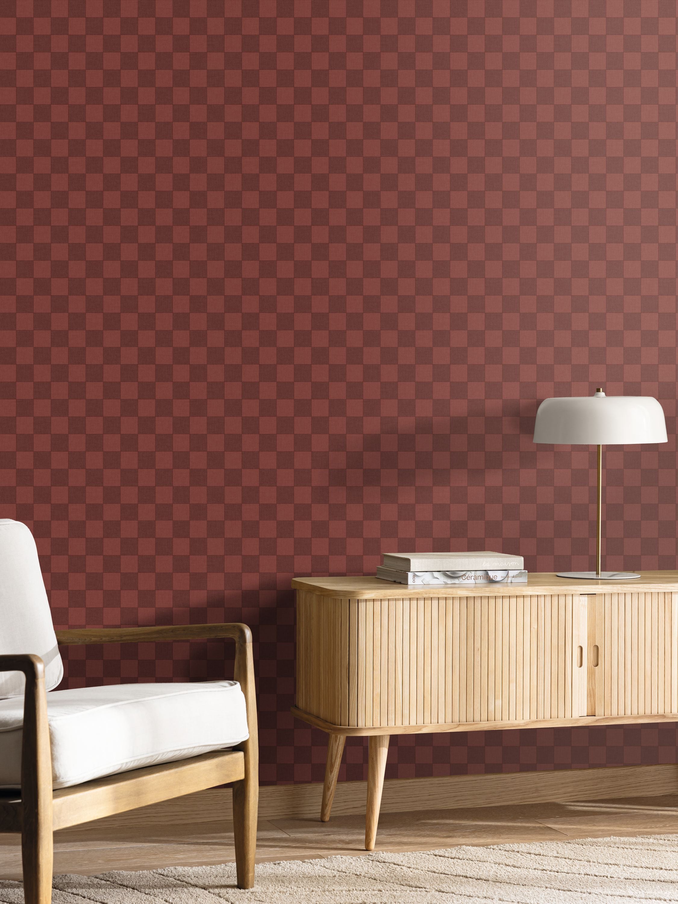 Caselio - Checks Bordeaux