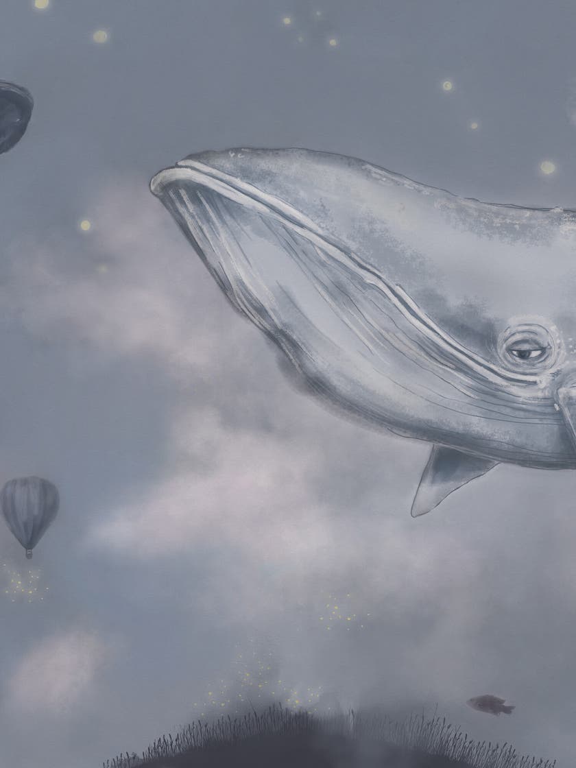 Boråstapeter - Whales in the sky