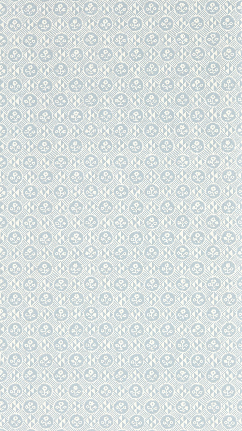Zoffany - Diamonds & Flowers Shetla Endpapers Wallcoverings