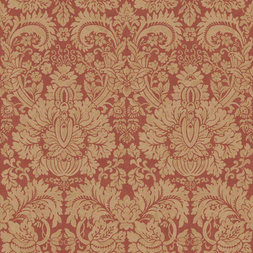 Queen's Damask Old Red