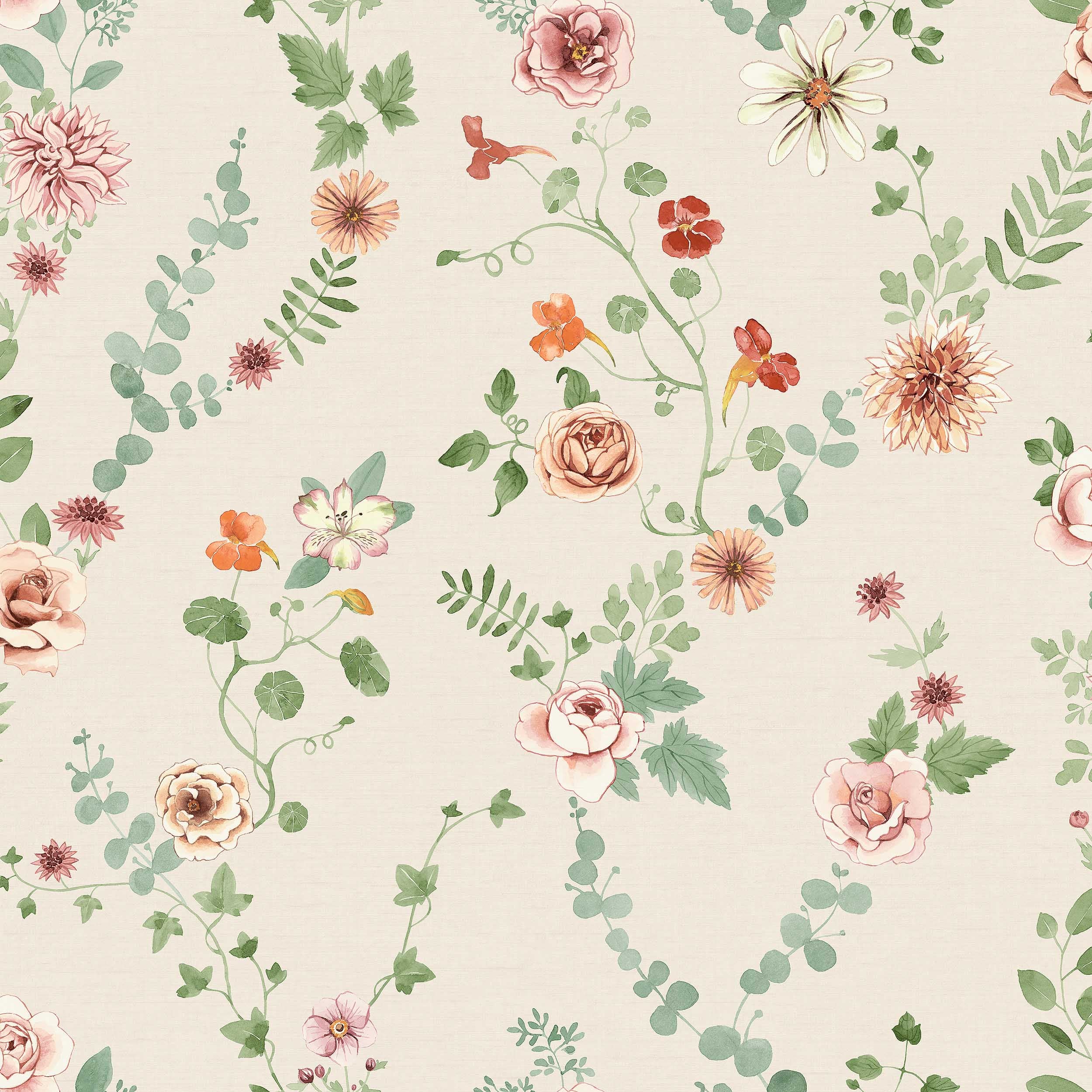 Boråstapeter - Bouquet Flowers