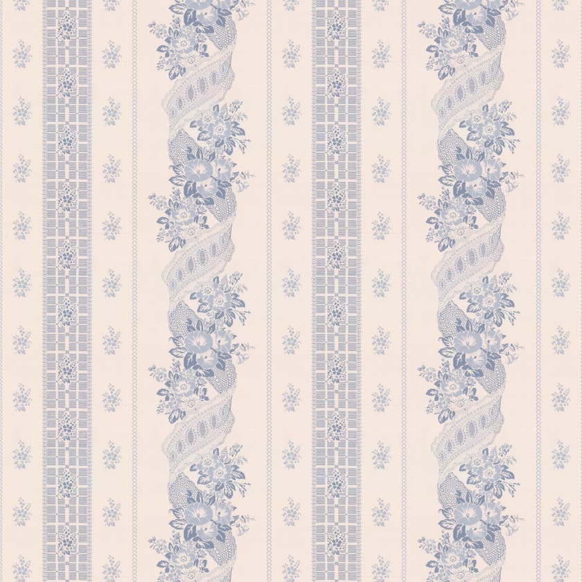 Lim & Handtryck - Felice Eleonore - Vit/Blå x114-41