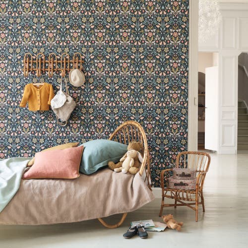 Casadeco - Archibald Bleu Petrole Arts & Crafts