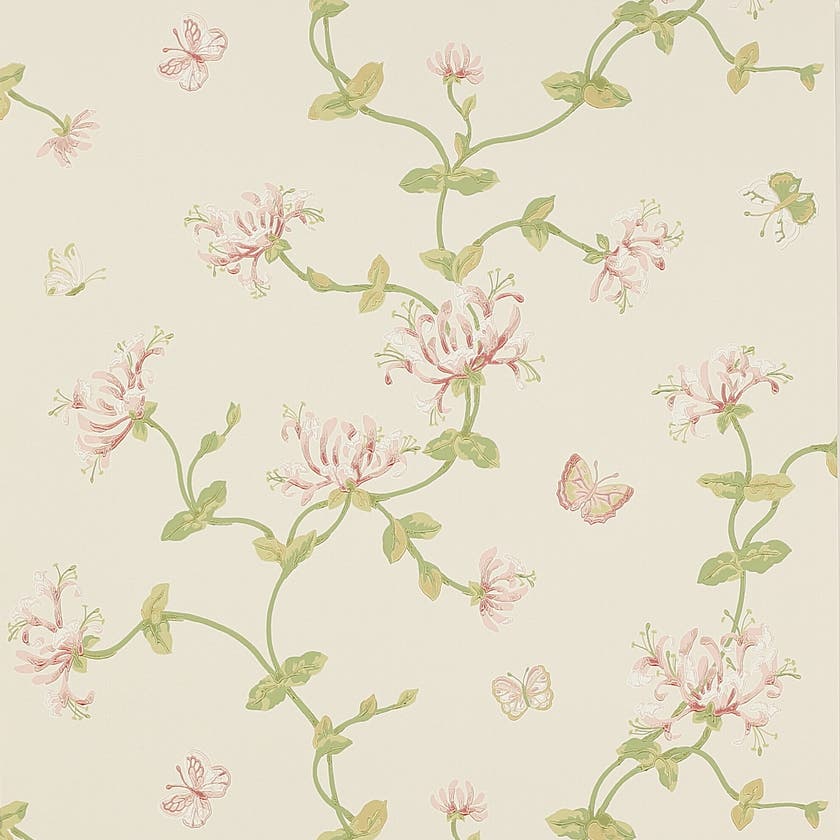 Colefax and Fowler - Honeysuckle Garden Pnk/Grn
