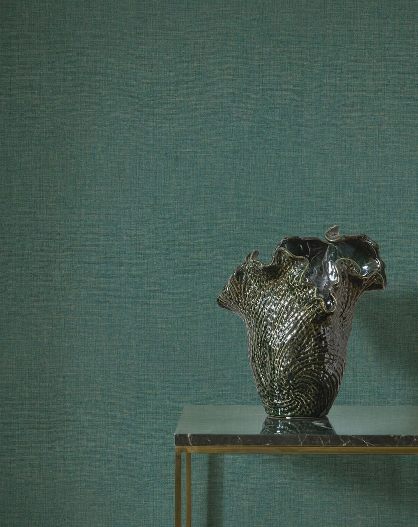 Casadeco Caractere Bleu Paon