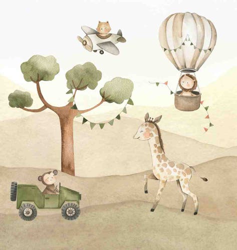 Midbec Tapeter - Kids World 2 Väggmotiv