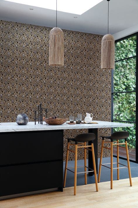 Casamance - Palmeta Noir/Dore Orphee