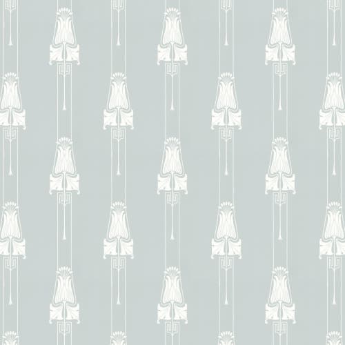 Lim & Handtryck - Slottsviken - Blå/Vit K48-46