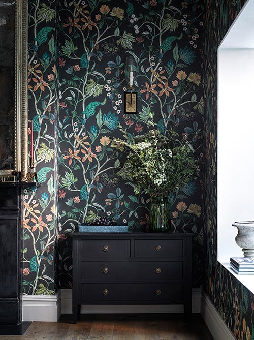 Osborne & Little - Chellah Byzance Chellah Charcoal.