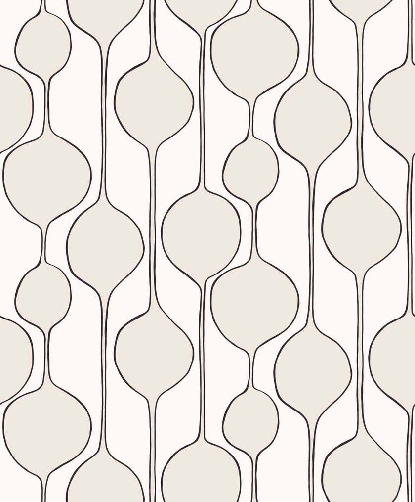 Peel & Stick Bubble Stripe Marshmallow NW54600