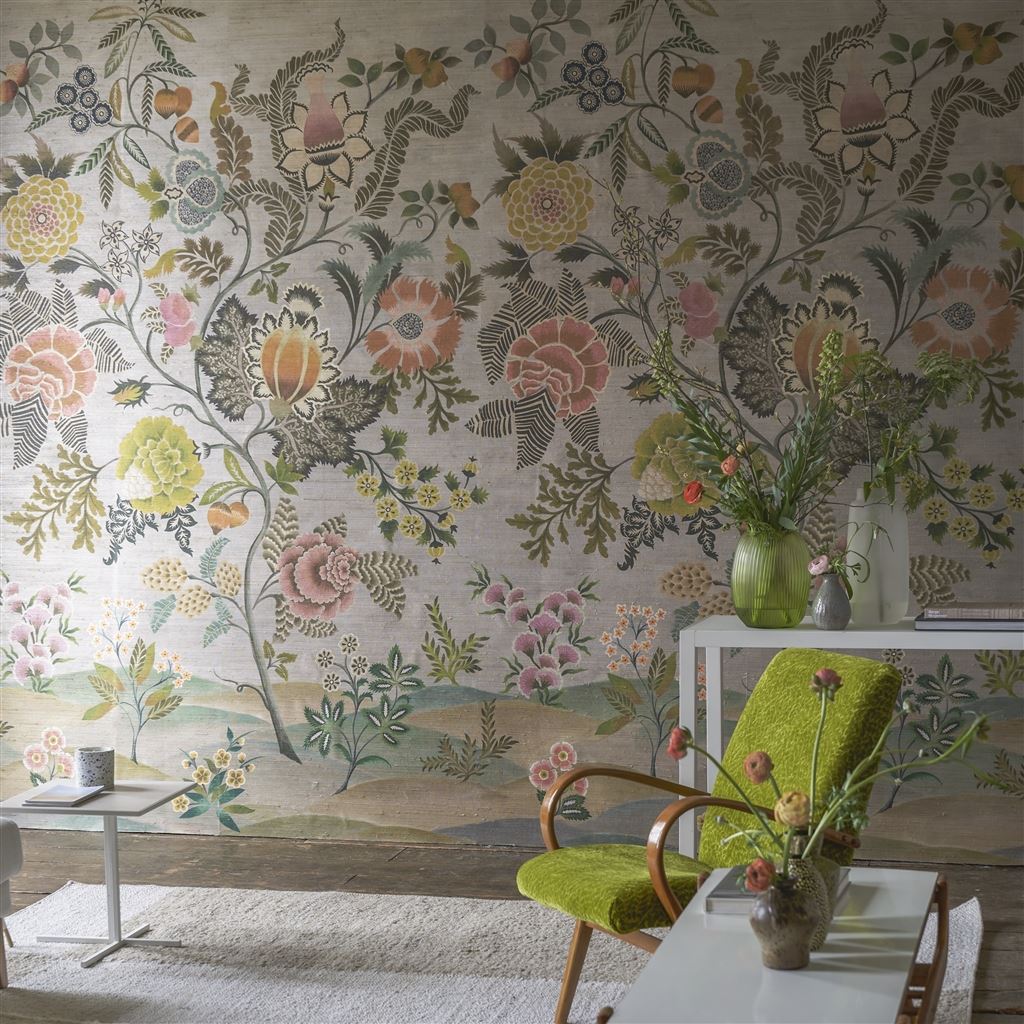 Designers Guild - Brocart Decoratif Grasscl Scenes And Murals III
