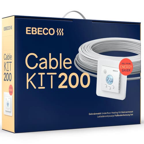 Ebeco Golvvärme Cable Kit 200 - 8.9m