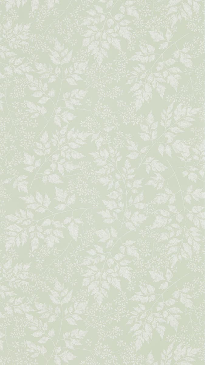 Sanderson - Spring Leaves Celadon Country Woodland Wallcove