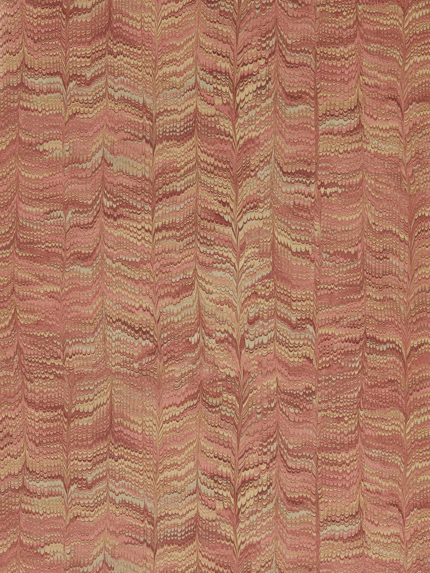 Zoffany - Jaipur Plain Venetian Red Endpapers Wallcoverings