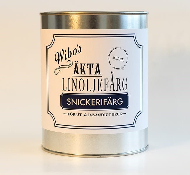 Linoljefärg Snickerifärg Blank Utomhus & Inomhus 3 L Valfri Kulör