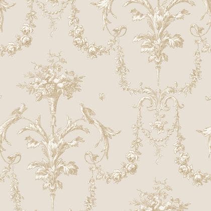 Casadeco - Corne D'Abondance Beige F Les Belles Toiles De Jouy