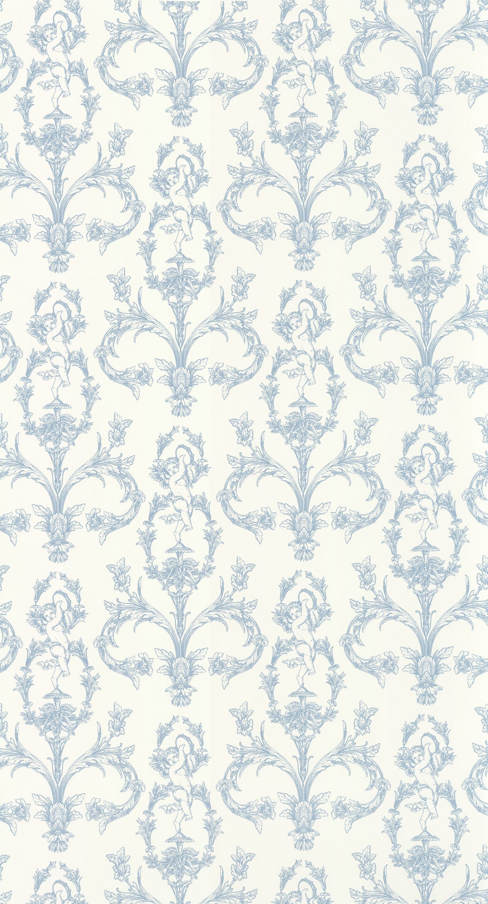 Casadeco Seraphin Bleu Porcelaine