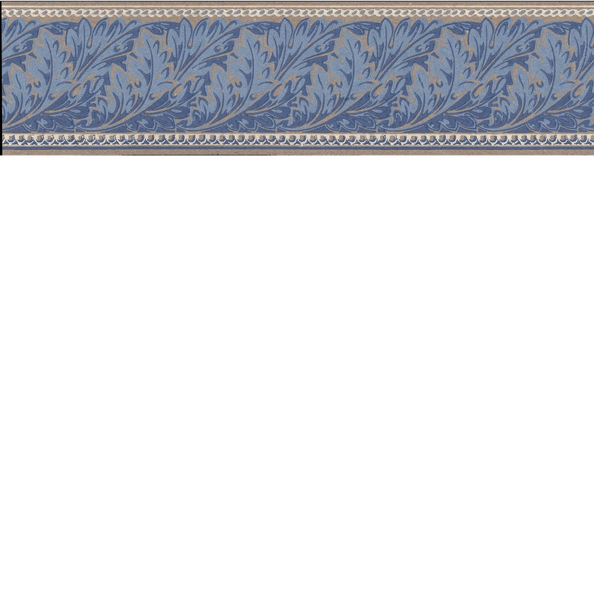 Lim & Handtryck - Viktoria II - Kvist/Blå B14-40