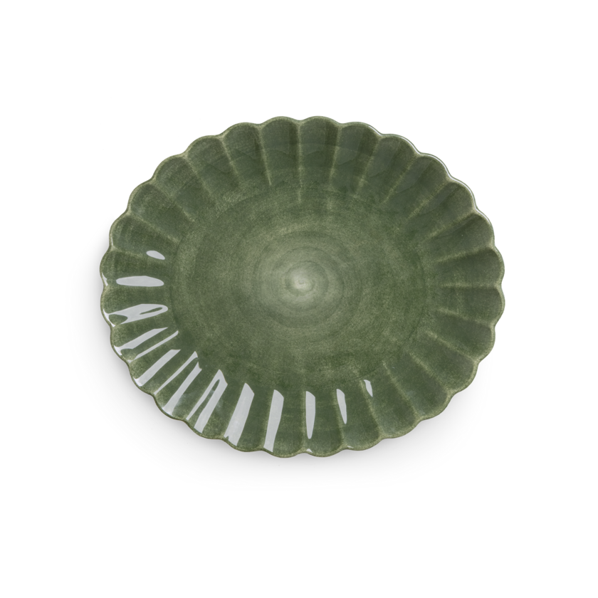Oyster Fat 35 x 30 cm Forest Green