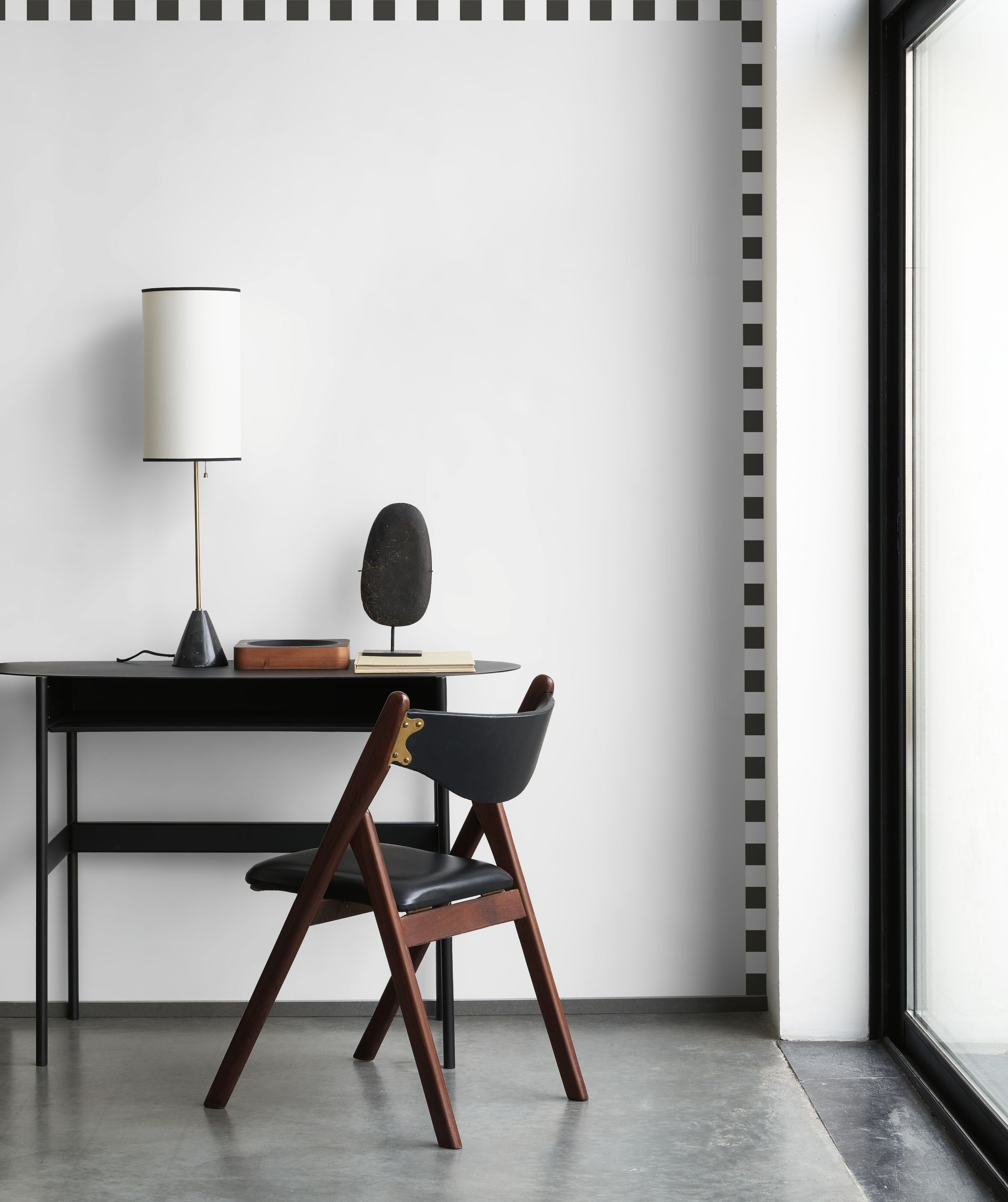 Casadeco - La Rythmique Noir Fusain Galons & Frises