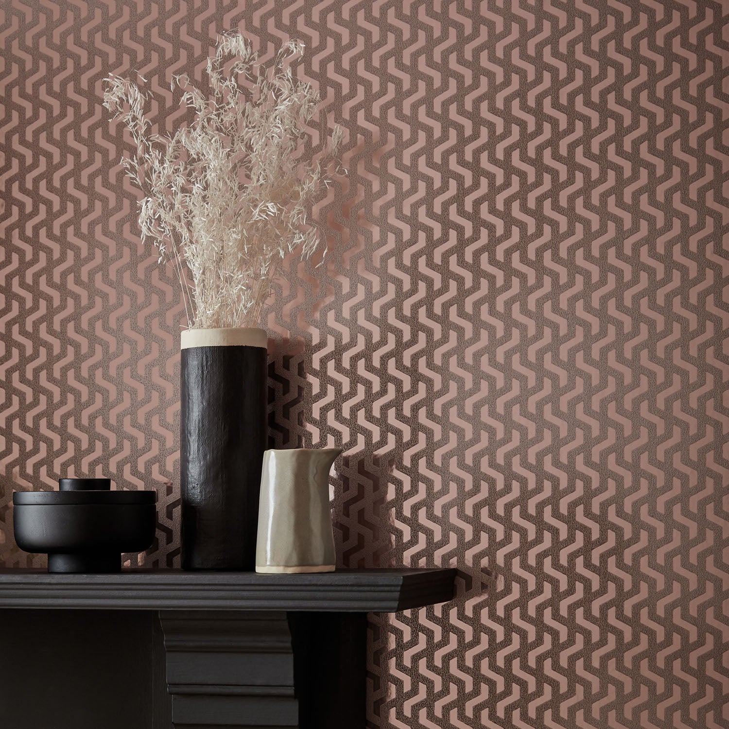 Carma - Rattan Rose Gold Willow