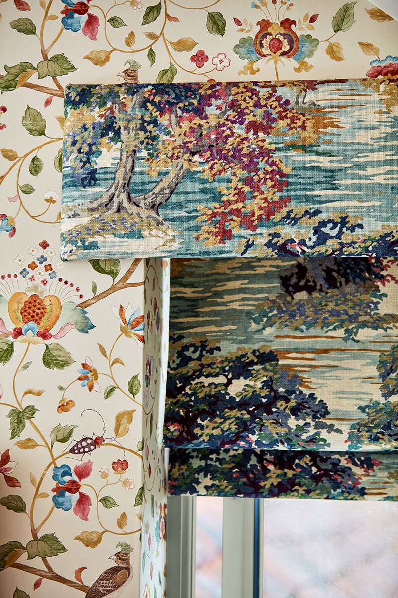 Sanderson - Aril`s Garden Olive/Mulbe Arboretum Wallpapers