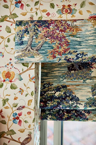 Sanderson - Aril`s Garden Olive/Mulbe Arboretum Wallpapers