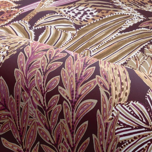 Casamance - Borromee Pourpre/Olive Jardin Félicia