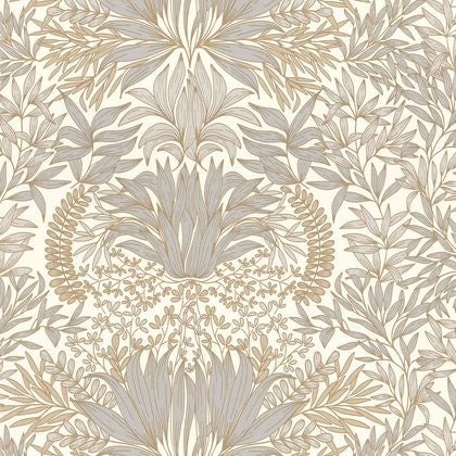 Casamance - Chardon Blanc/Doré Square Jasmin