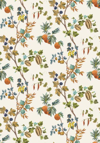 Osborne & Little - Orchard Lamorran Orchard Sienna.