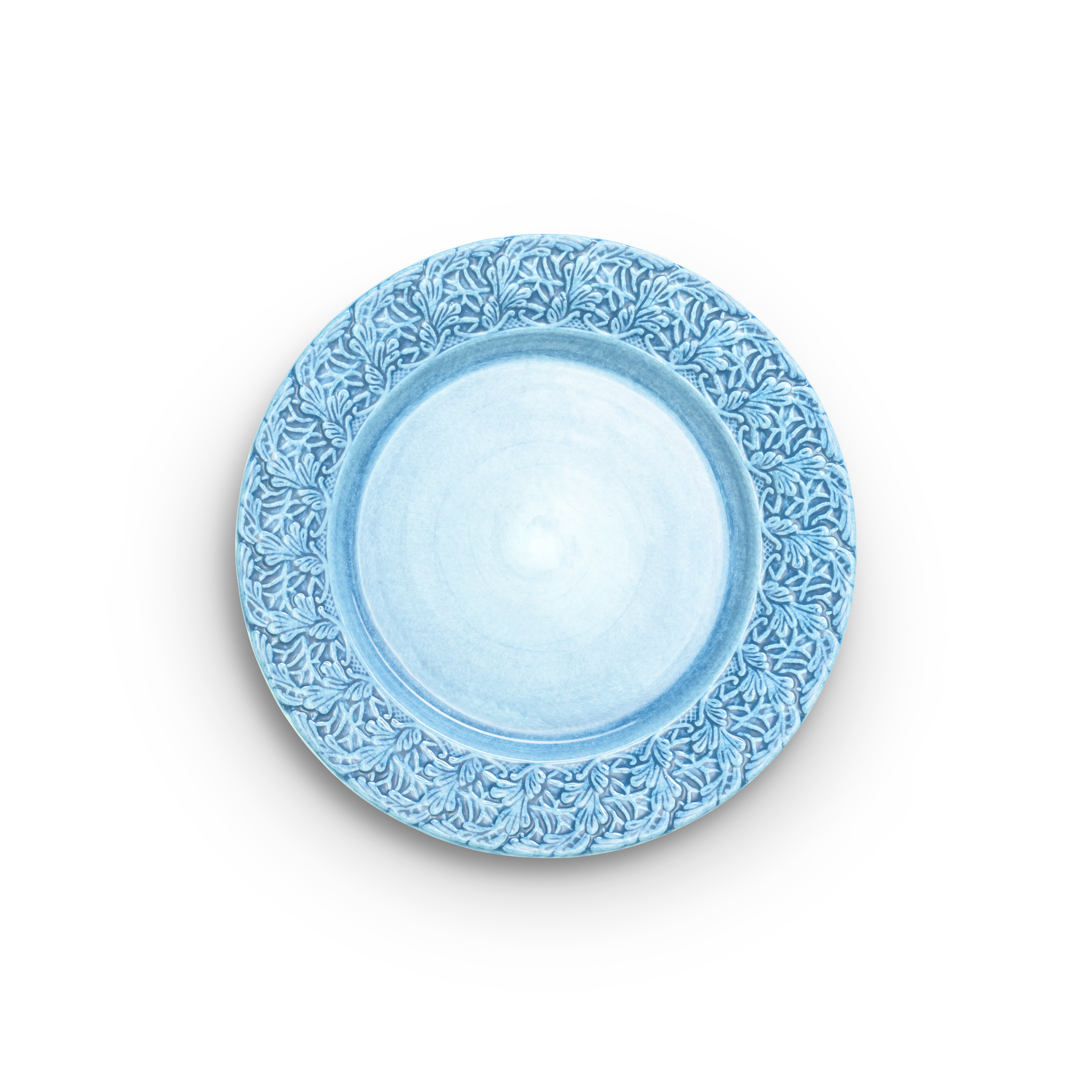 Lace Tallrik 25 cm Turkos