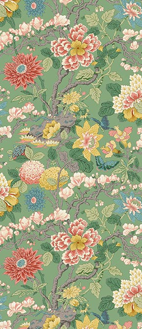 GP&J Baker - Original Little Magnolia Emerald BW45121-1