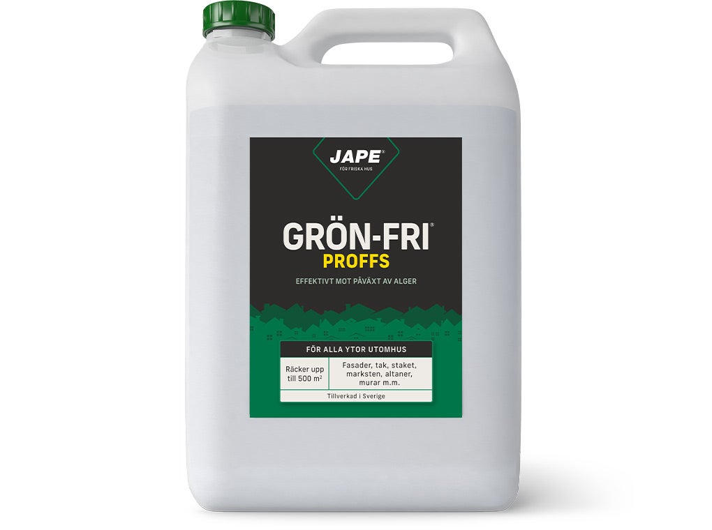 Jape Grön-Fri alg- och lavrengöring | Färgvaruhuset.se