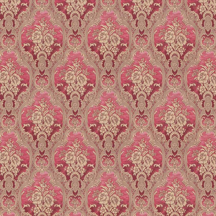 Nilsagården - Röd/Guld x136-33