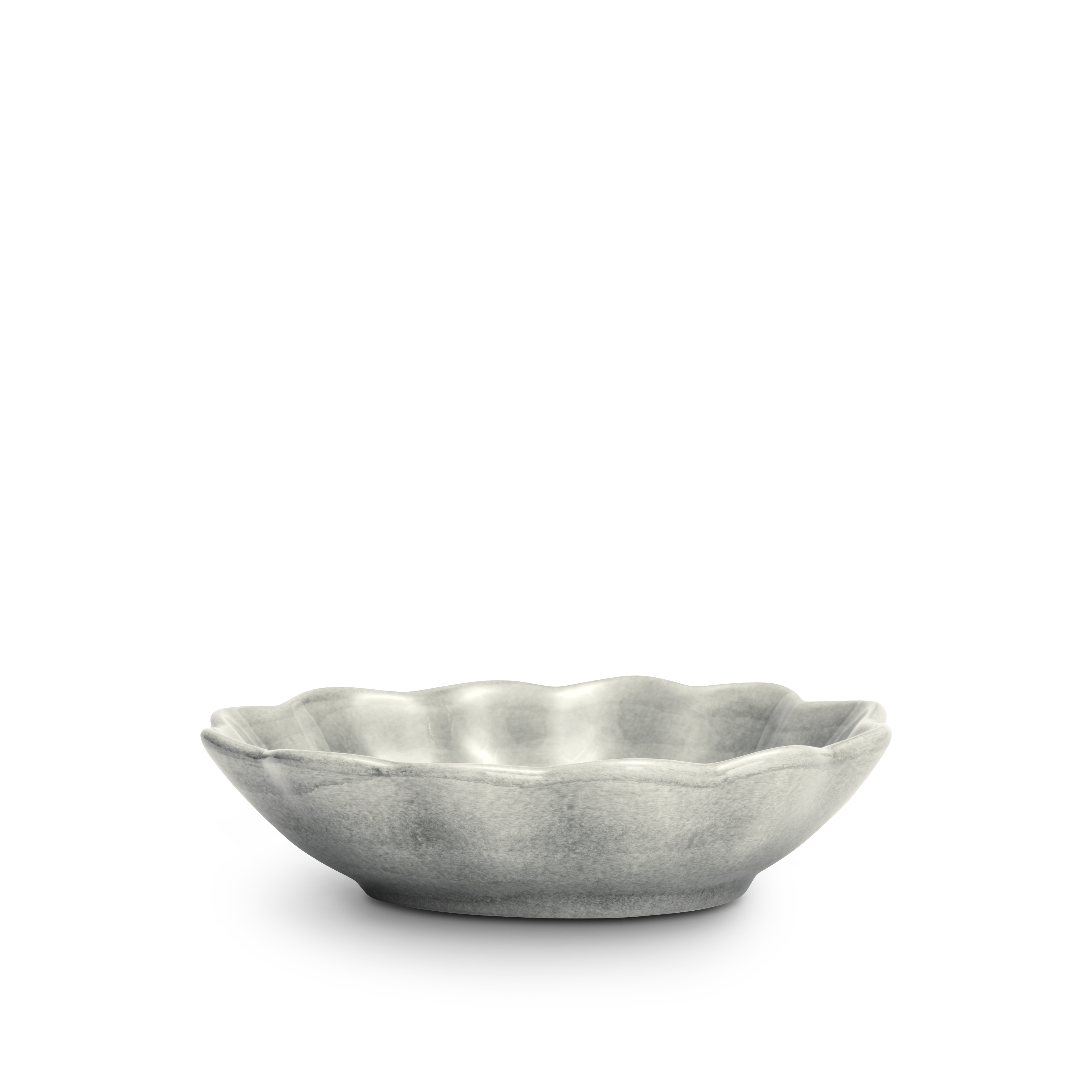 Oyster Skål 18x16 cm Grå