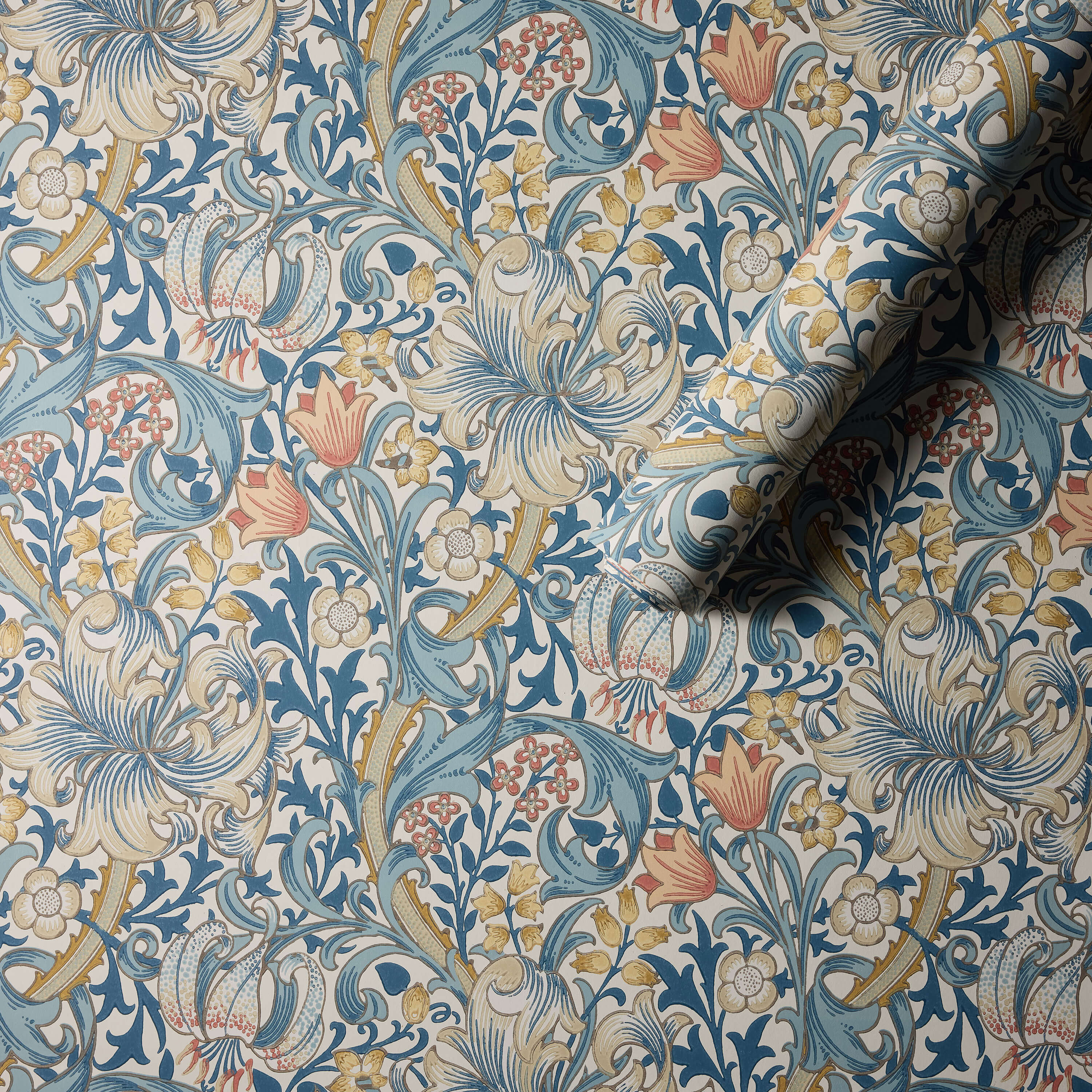 Morris & Co - Golden Lily Blue
